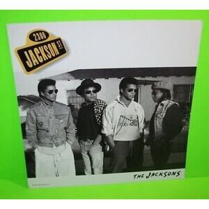 The JACKSONS 2300 Jackson St Double Sided Retail Shop Promo Flat Album Art Card